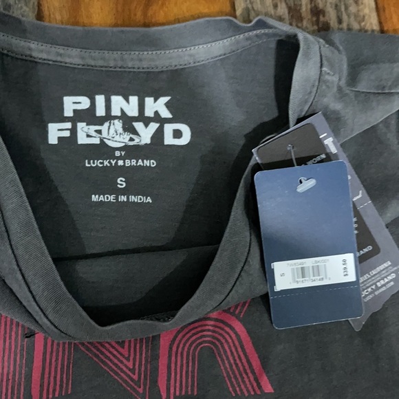 NWT LUCKY BRAND PINK FLOYD DISTRESS SLEEVELESS TEE - Picture 6 of 6